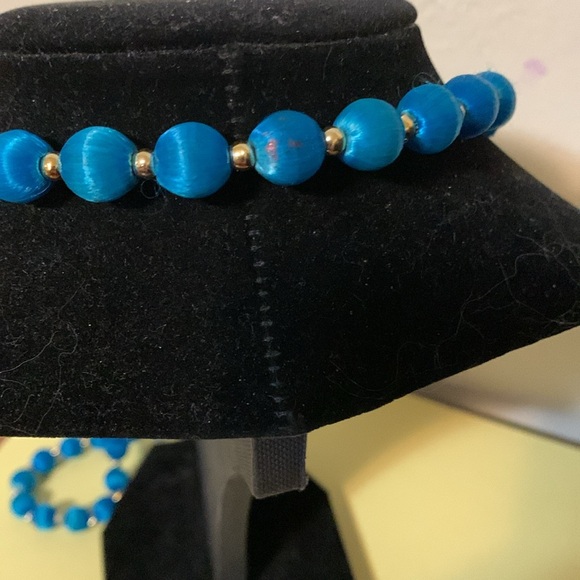 Absolutely besutiful blue necklace. 28” - Picture 5 of 5